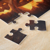 ラージキュートハッピーハローウィン幽霊のよく出るハウスパズル ジグソーパズル (側面)