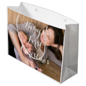 ラージキュートベビー初めてのクリスマス抱き枕 ラージペーパーバッグ (裏面アングル)