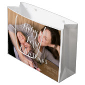 ラージキュートベビー初めてのクリスマス抱き枕 ラージペーパーバッグ (正面アングル)