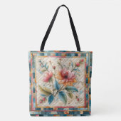 ラージキルトイメージトート トートバッグ (正面)