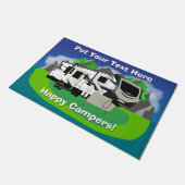 ラージキーストーンモンタナハッピーキャンパー5thホイール ドアマット (アングル)