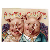 ラージクリスマスピッツ抱き枕 ラージペーパーバッグ (裏面)