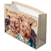 ラージクリスマスピッツ抱き枕 ラージペーパーバッグ (裏面アングル)