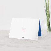 ラージクールタイポグラフィハッピーバースデースターブルー カード (裏面)