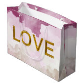 ラージサイズ『LOVE』ギフトバッグ ラージペーパーバッグ (裏面アングル)