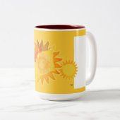 ラージサンシャインイエローマグ ツートーンマグカップ (正面右)