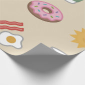 ラージサンシャインブレックファーストラッピング紙 ラッピングペーパー (角)