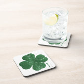 ラージシャームロック – ヴィンテージスタイル コースター (右側)