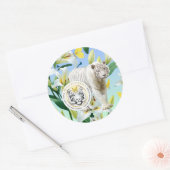 ラージスティッカータイガー ラウンドシール (封筒)