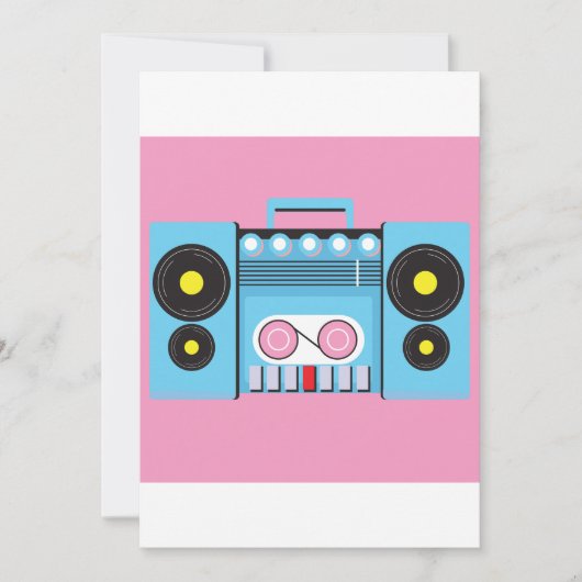 ラージステレオ 招待状 (正面)