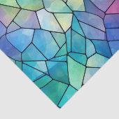 ラージタイルレインボーガラスのデコパージュ 薄葉紙 (詳細)