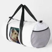 ラージダッフェルバッグと犬プリント ダッフルバッグ (右コーナー)