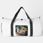 ラージダッフェルバッグと犬プリント ダッフルバッグ (裏面)