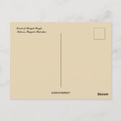 ラージット・シングの墓 ラホール パキスタン ポストカード (裏面)