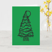 ラージツリームーンハグスケッチ&ポエムカード カード (黄色い花)