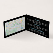 ラージテント、ホリデーパーク詳細 名刺 (内部)