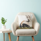 ラージテールスクンクメフィティスマクロウライラストレーション クッション (椅子)