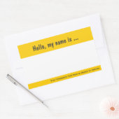 ラージネームタグ/バッジイベント用ステッ企業のク 長方形シール (封筒)