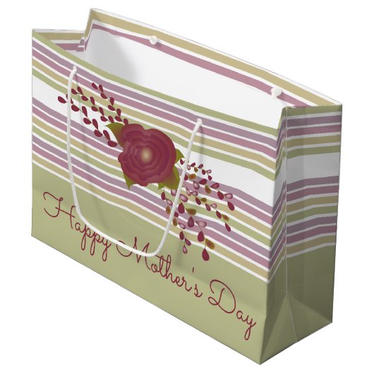 ラージハッピーマザーズデイ紙抱き枕 ラージペーパーバッグ (正面アングル)