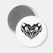 ラージハートトバルタトゥーデザイン マグネット (正面/裏面)