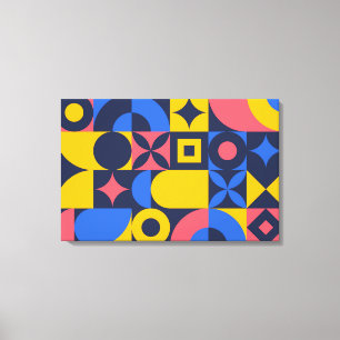 ラージバウハウスアートキャンバスプリント12 – サイズ調整可能 キャンバスプリント