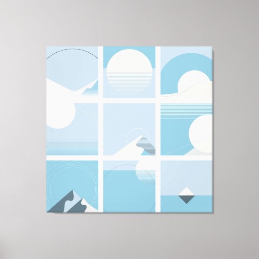 ラージバウハウスアートキャンバスプリント14 – サイズ調整可能 キャンバスプリント (正面)