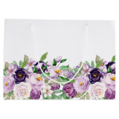 ラージパープル&ラベンダーバラモノグラム ラージペーパーバッグ (裏面)