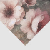 ラージピンクフローラグランジコラージュティッシュペーパー 薄葉紙 (詳細)