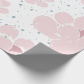 ラージピンクボホトレンディーフローラ包装紙 ラッピングペーパー (角)