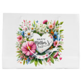 ラージフローラマザーズデイ抱き枕 ラージペーパーバッグ (裏面)