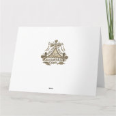 ラージブライトロシアのフォークアートハッピーバースデーカード カード (裏面)