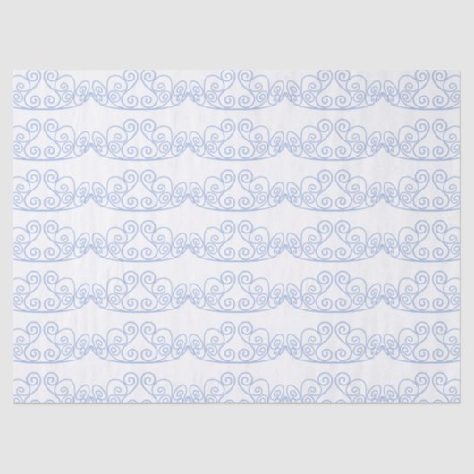 ラージブループリンスクラウンボーイ誕生日ギフトラップ 薄葉紙 (正面)