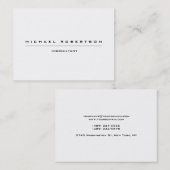 ラージプレーンユニーク特殊白黒 名刺 (正面/裏面)