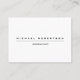 ラージプレーンユニーク特殊白黒 名刺