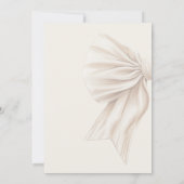 ラージベージュボウホスウィート16 招待状 (裏面)