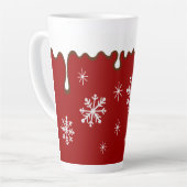 ラージホリデーラテコーヒーマグギフト カフェラテマグ (左アングル)