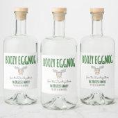 ラージホームメイドブージーエグノグボトルラベル リキュールボトルラベル (ボトル)