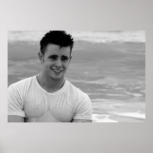 ラージポスター – Craigery Morganビーチ ポスター (正面)