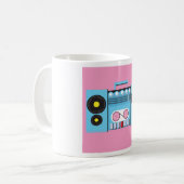 ラージマイク コーヒーマグカップ (正面左)