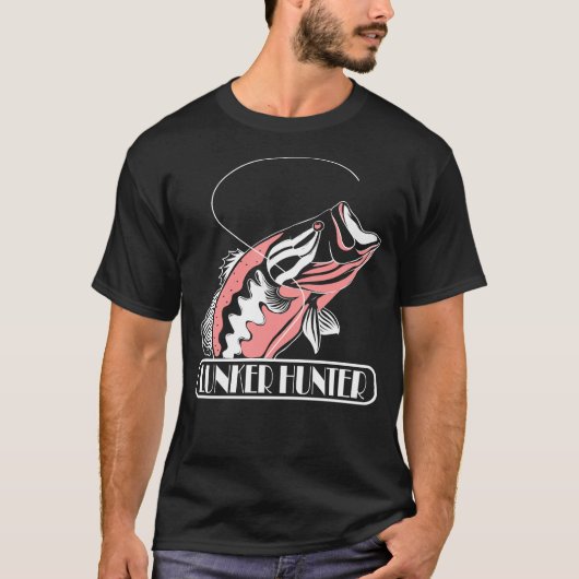 ラージマウスバスハンター Tシャツ (正面)