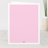 ラージマザーズデイブーケ・オブ・ダッフォジル&チューリップ カード (裏面)