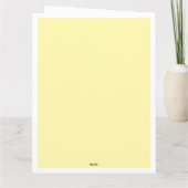 ラージマザーズデイブーケ・オブ・ダッフォジル&チューリップ カード (裏面)