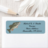 ラージマス·バス·差出人住所ラベル ラベル (インサイチュ)