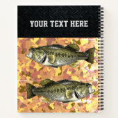 ラージムース魚釣りログブック ノートブック (裏面)