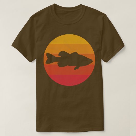 ラージムース・バスフィッシュ Tシャツ (デザイン正面)