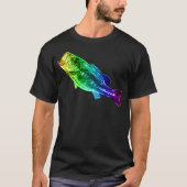 ラージムース・バスレインボー Tシャツ (正面)