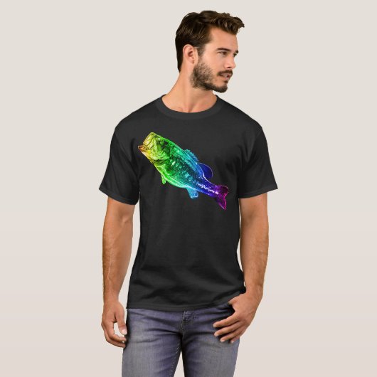 ラージムース・バスレインボー Tシャツ (正面フル)