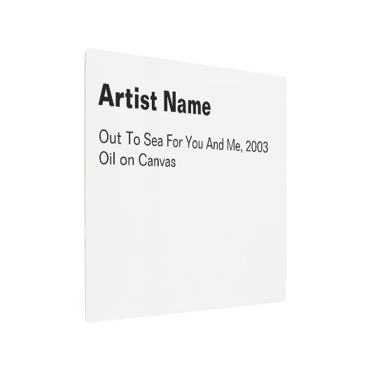 ラージメタルアートギャラリープラーク メタルプリント (アングル)