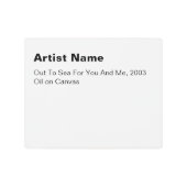 ラージメタルアートギャラリープラーク メタルプリント (正面)