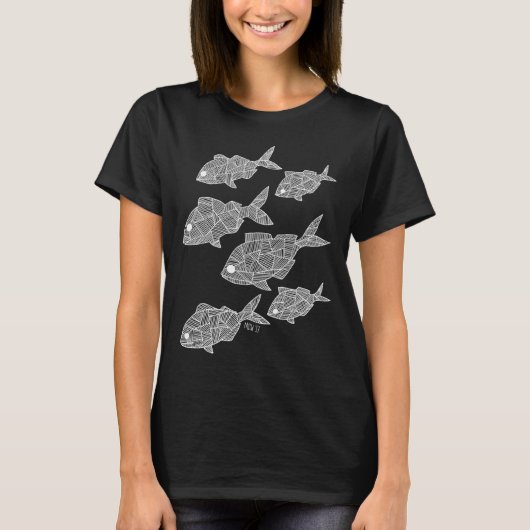 ラージュ ホワイト アホレホレ Tシャツ (正面)